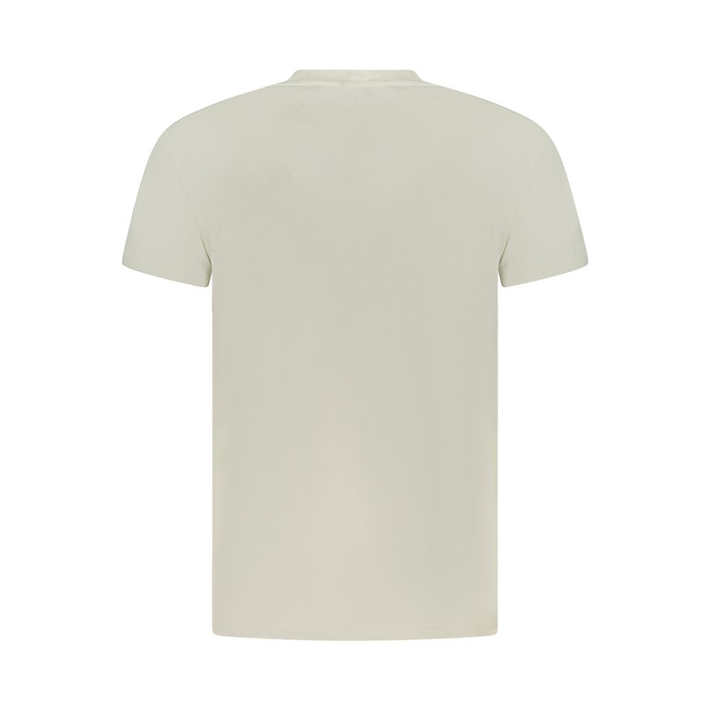 Timberland Beige Cotton Men's T-Shirt