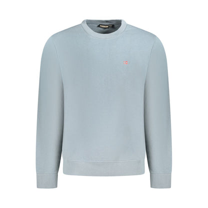 Napapijri Grigio Cotton Men Sweatshirt