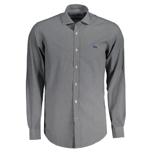 Harmont & Blaine Blue Cotton Dress Shirt Harmont & Blaine