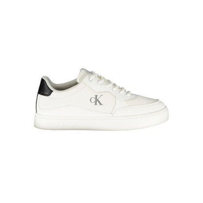 Calvin Klein Bianco Polyurethane Men Sneaker