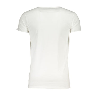 Cavalli Class White Cotton Men's T-Shirt
