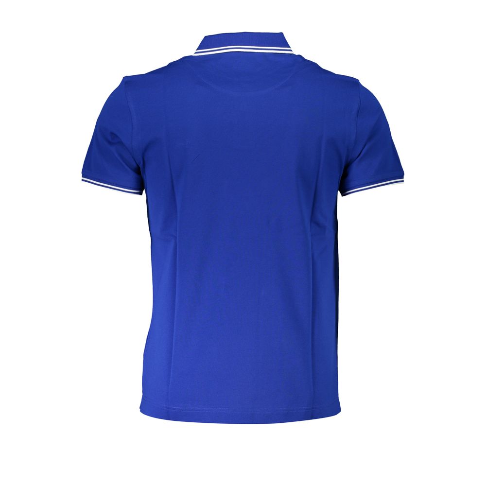 Harmont & Blaine Blue Cotton Polo Shirt