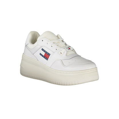 Tommy Hilfiger White Polyester Athletic Sneakers Tommy Hilfiger