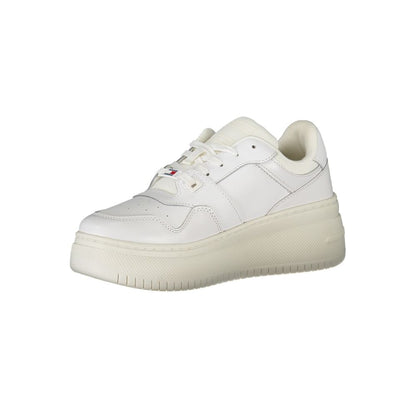 Tommy Hilfiger White Polyester Athletic Sneakers Tommy Hilfiger