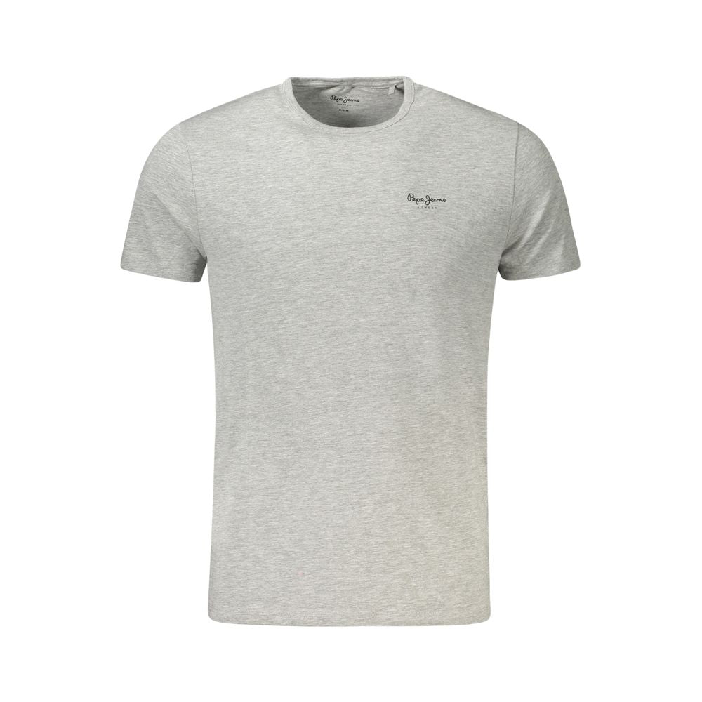 Pepe Jeans Grigio Cotton Men T-Shirt
