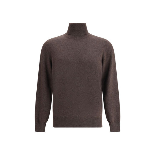 Brunello Cucinelli Brown Cashmere Cashmere Sweater Brunello Cucinelli
