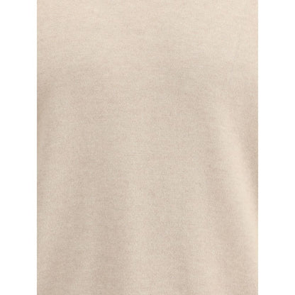 Brunello Cucinelli Beige Cashmere Cashmere Sweater Brunello Cucinelli