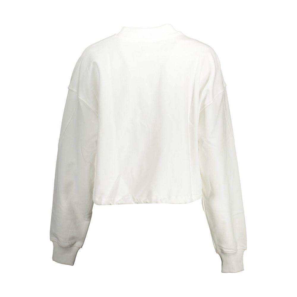Calvin Klein Bianco Cotton Woman Sweatshirt