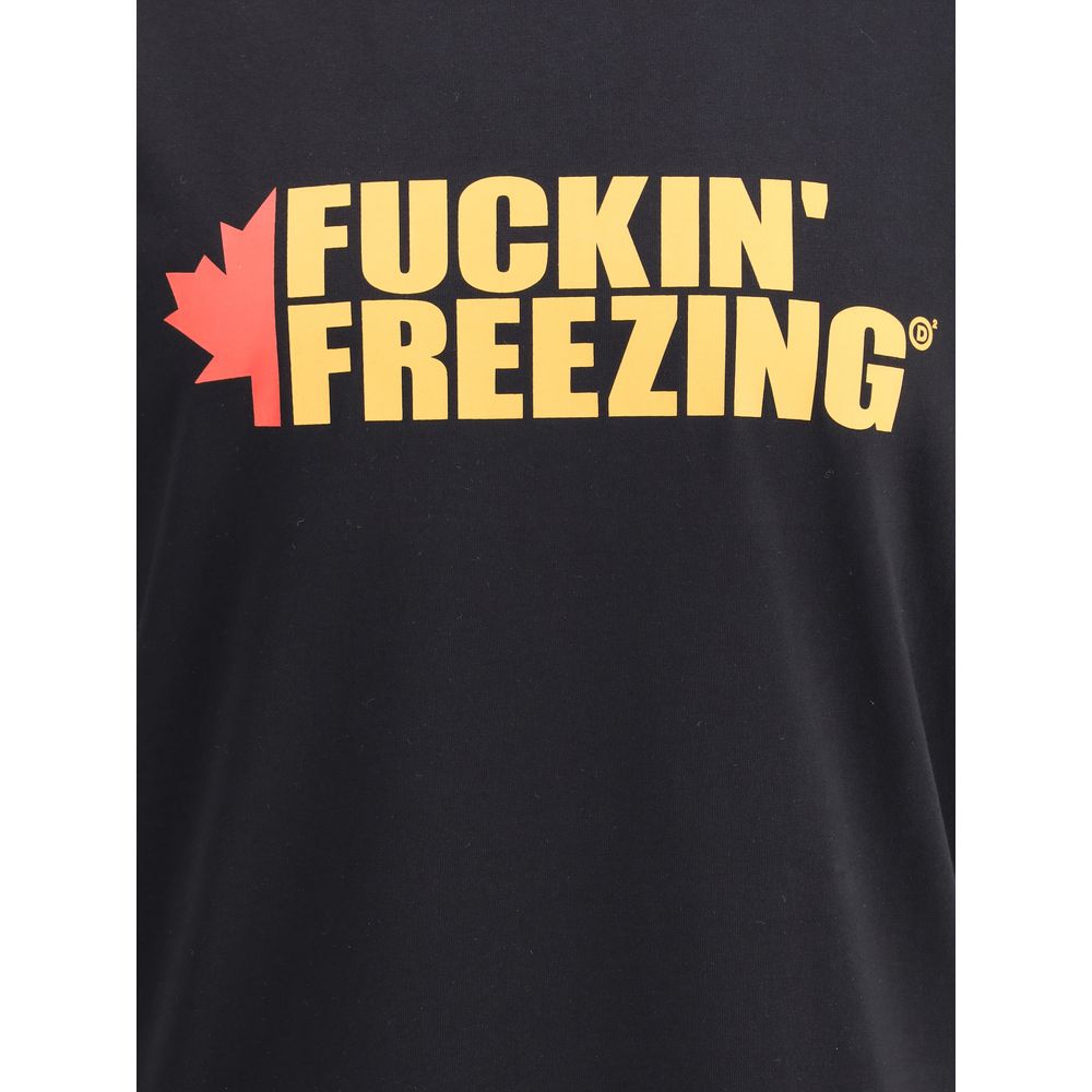 Dsquared² Black Cotton T-Shirt