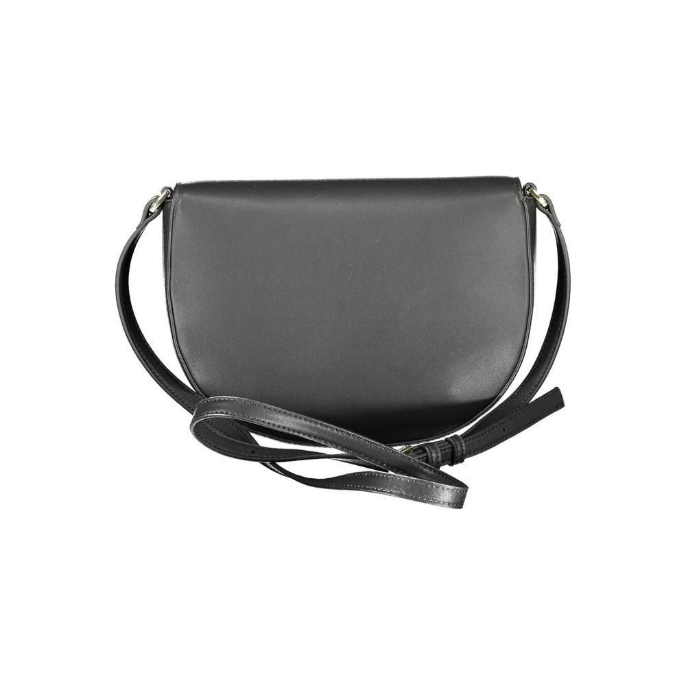 Calvin Klein Black Polyurethane Women Shoulder Bag