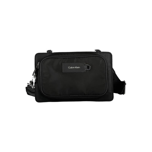 Calvin Klein Black Polyester Men's Shoulder Bag Calvin Klein