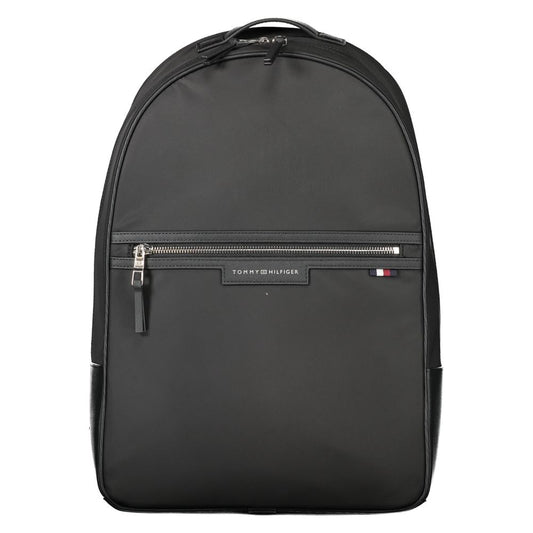 Tommy Hilfiger Black Polyester Backpack Tommy Hilfiger