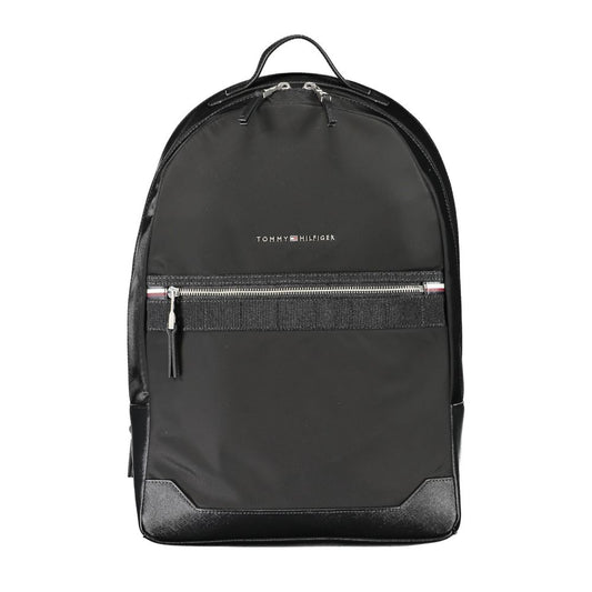 Tommy Hilfiger Black Polyester Backpack Tommy Hilfiger