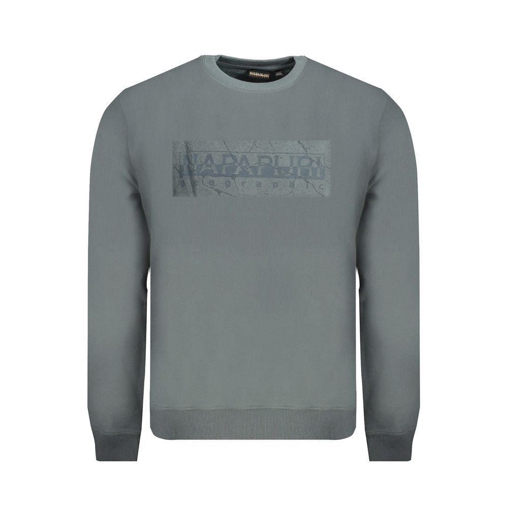 Napapijri Verde Cotton Men Sweatshirt