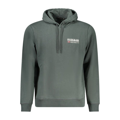 Napapijri Verde Cotton Men Sweatshirt