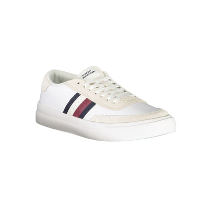Tommy Hilfiger White Leather Men Sneaker