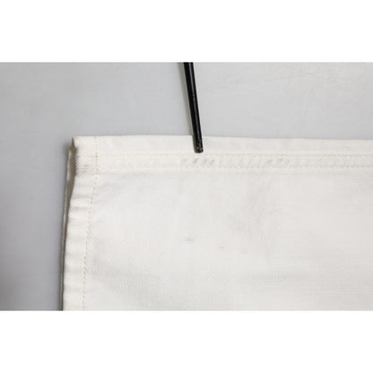 Dolce & Gabbana White Cotton Skinny Men Denim Jeans