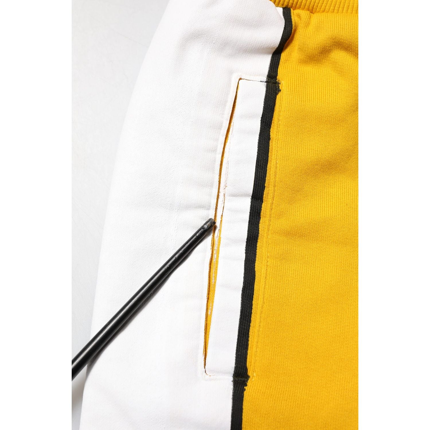 Dolce & Gabbana Yellow Cotton Logo Jogger Sweatpants Pants