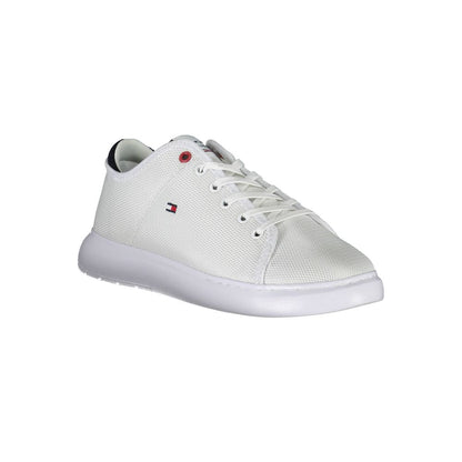 Tommy Hilfiger White Polyester Men Sneaker