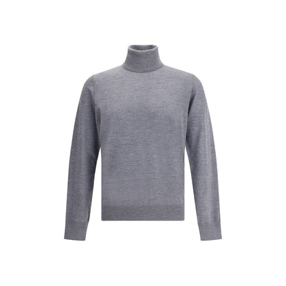 Dsquared² Gray Fleece Wool Turtleneck