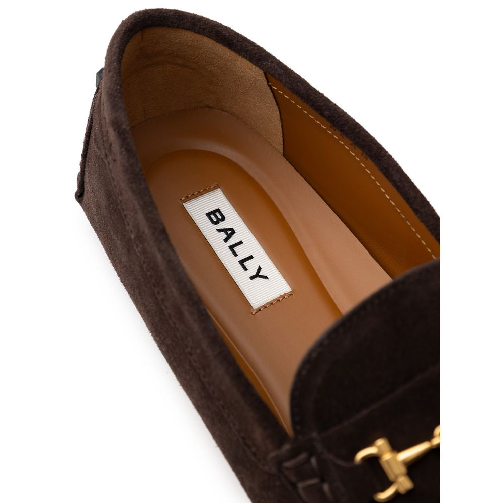 Bally Brown Leather Moccassin