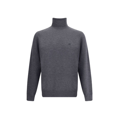 Etro Gray Wool Turtleneck Etro