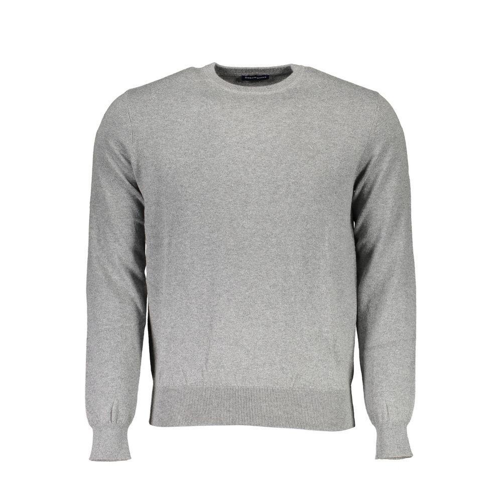 North Sails Grigio Cotton Men Sweater