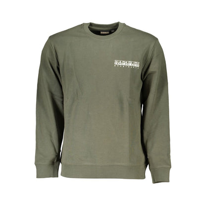 Napapijri Verde Cotton Men Sweatshirt