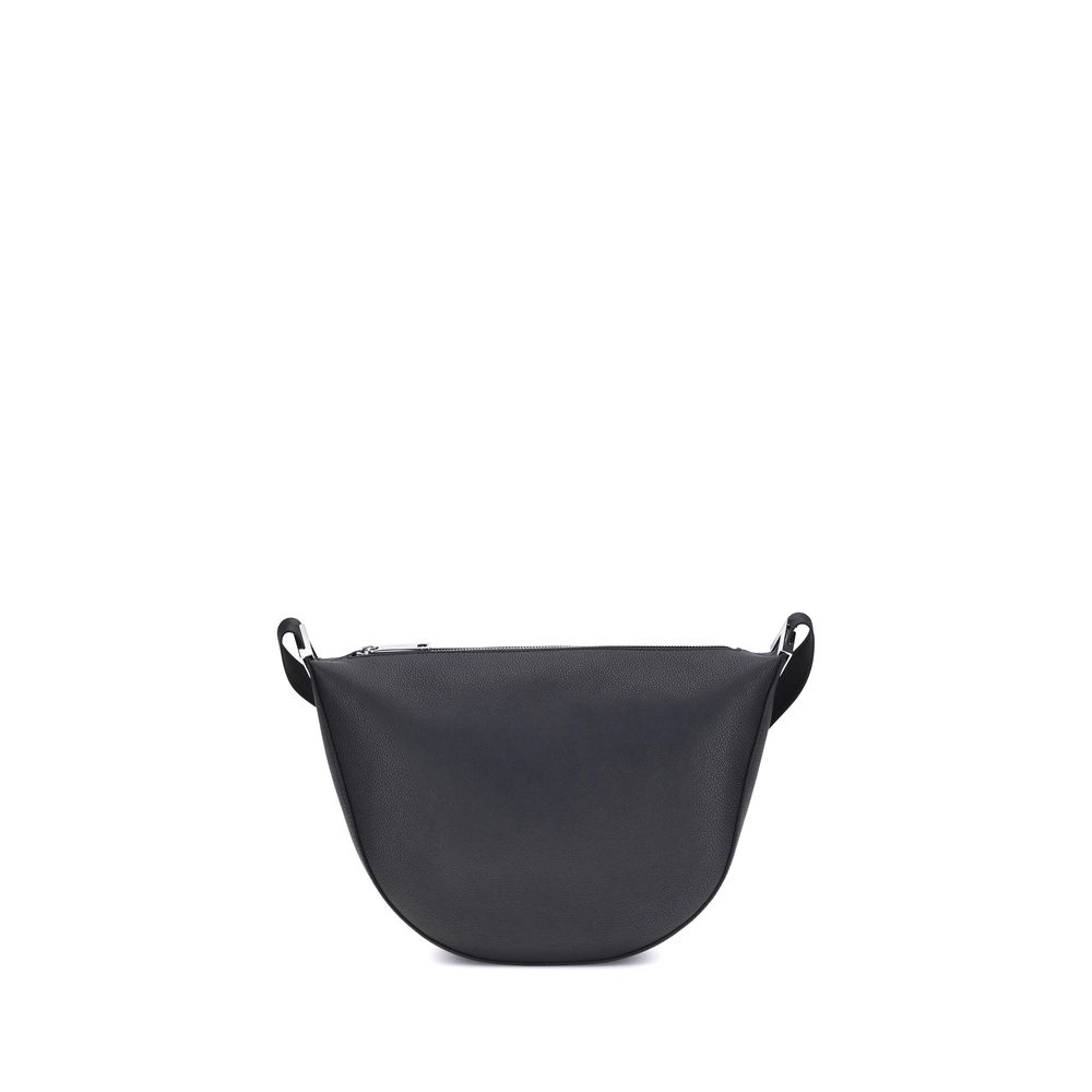 Fendi Black Calf Leather Bos Taurus Shoulder Bag