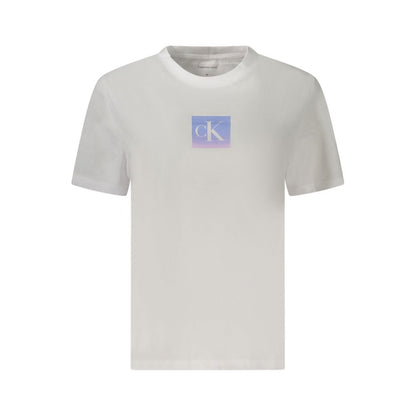 Calvin Klein Bianco Cotton Women T-Shirt