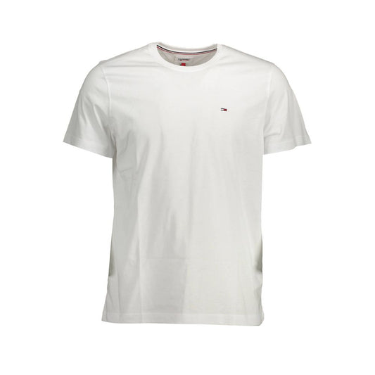 Tommy Hilfiger White Cotton Men's T-Shirt