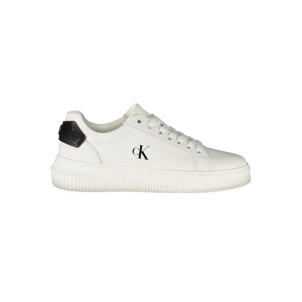 Calvin Klein White Leather Women Sneaker