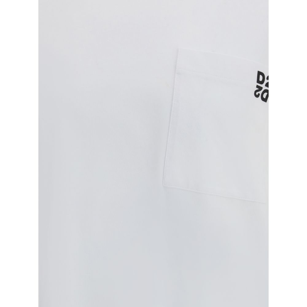 Dsquared² White Cotton T-Shirt