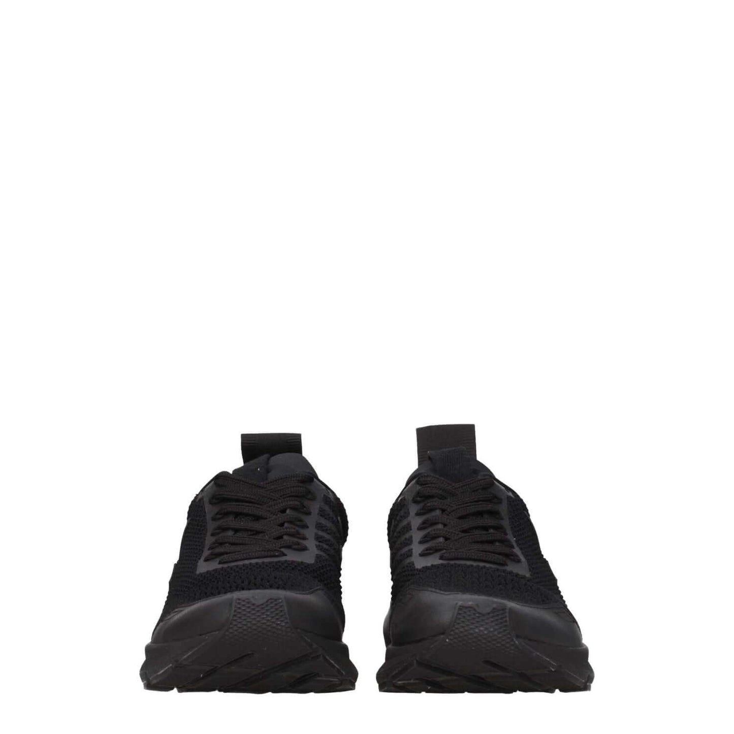 Veja Black Fabric Athletic Sneakers