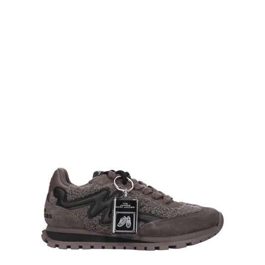 Marc Jacobs Gray Fur Chunky Sneakers