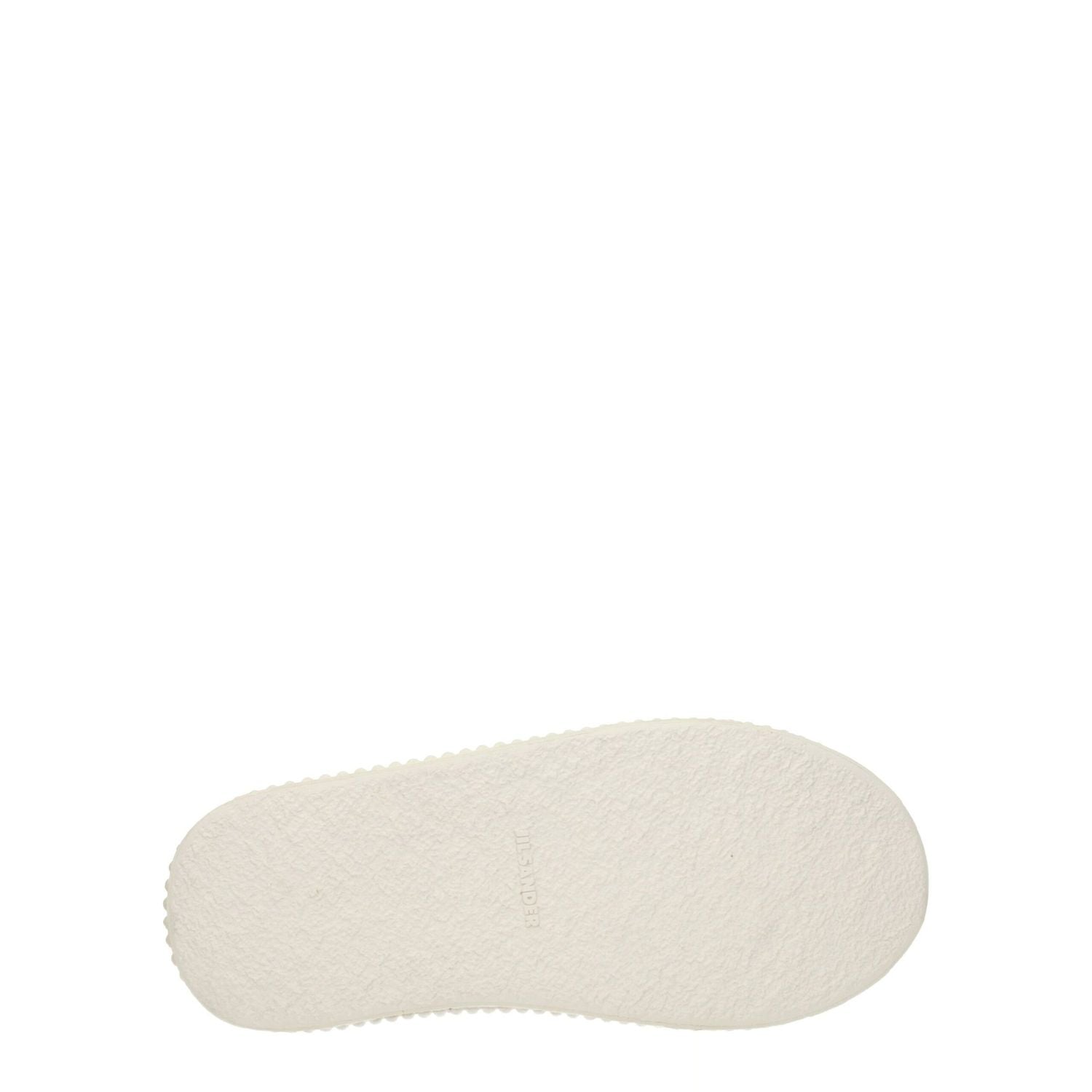 Jil Sander White Fabric Platform Sneakers
