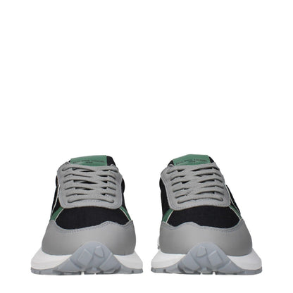 Philippe Model Black Fabric Athletic Sneakers