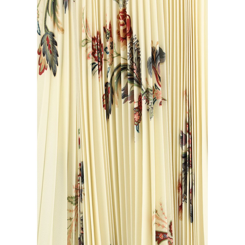 Etro Bicolor Polyester Midi Skirt