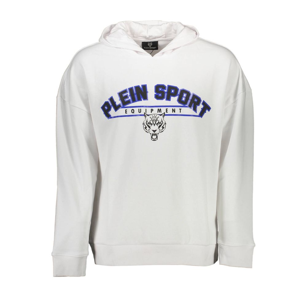Plein Sport White Cotton Men's Sweatshirt