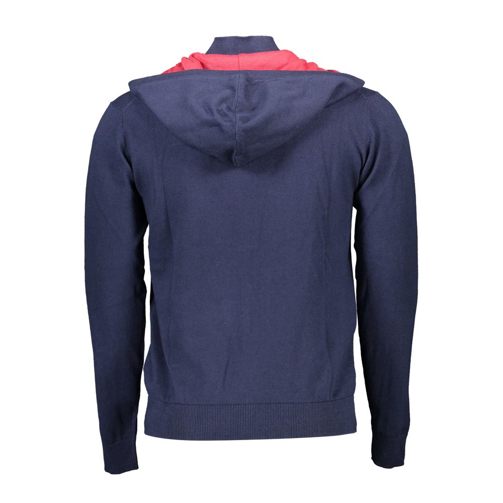 U.S. POLO ASSN. Blue Cotton Men's Cardigan