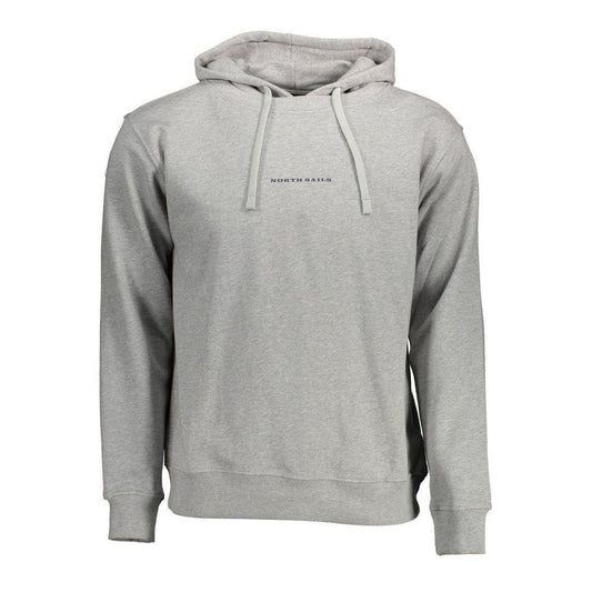 North Sails Grigio Cotton Men Sweatshirt