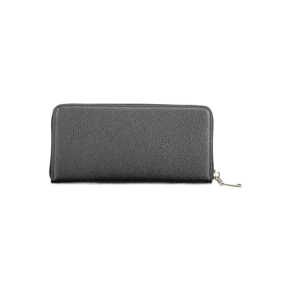 BYBLOS Black Polyurethane Women Wallet BYBLOS