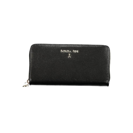 Patrizia Pepe Black Leather Women Wallet
