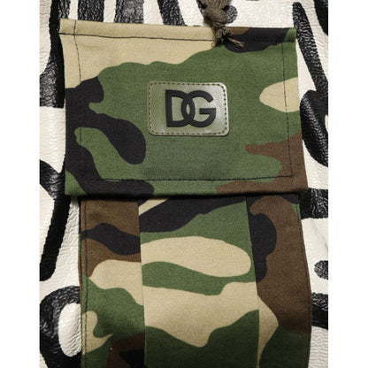 Dolce & Gabbana Multicolor Hooded DGMania Sweatshirt Sweater