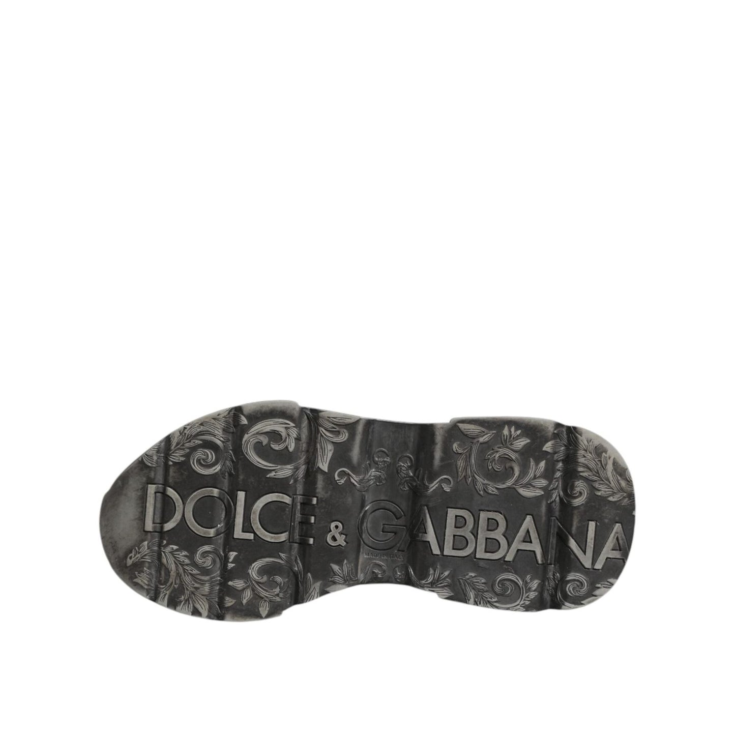 Dolce & Gabbana White Daymaster Leather Low Top Sneakers Shoes