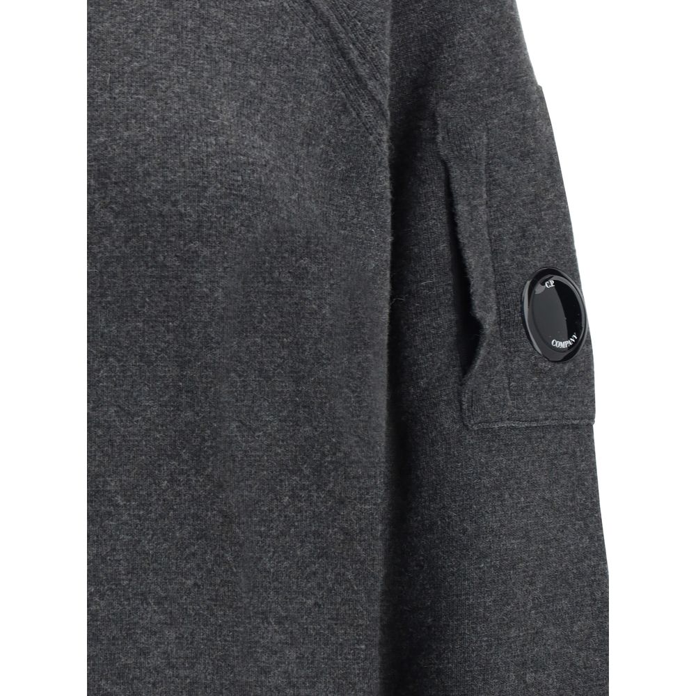 C.P. Company Gray Wool Sweatshirt C.P. Company