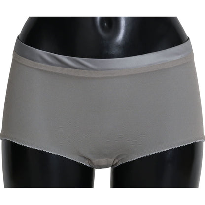 Dolce & Gabbana Underwear Silver With Net Silk Bottoms Dolce & Gabbana