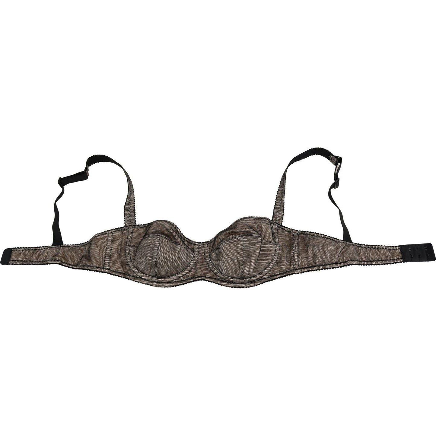 Dolce & Gabbana Brown Regg Balconcino Imbottito Bra Underwear