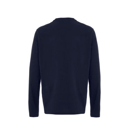 Jil Sander Blue Cotton T-Shirt