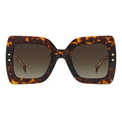 Carolina Herrera Brown Acetate Sunglasses Carolina Herrera